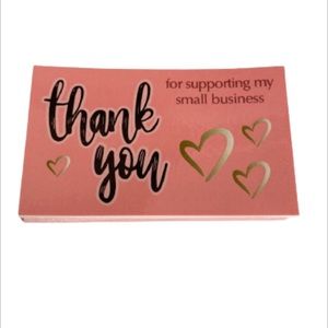 ❤️ NEW 24 Thank you for supporting my small business cards